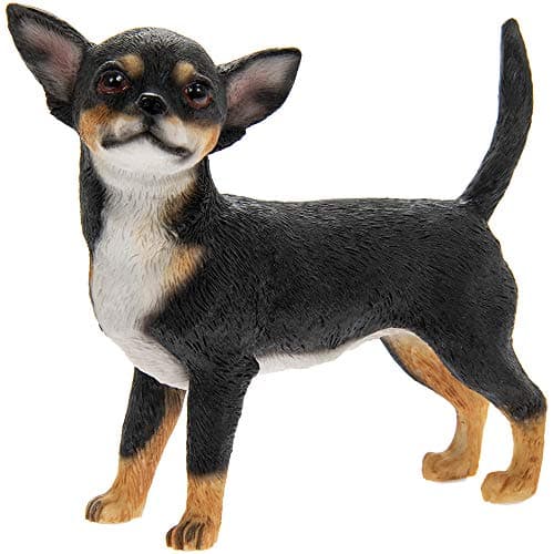 Image of Lesser & Pavey Black & Tan Chihuahua, Black/Tan, h11cm