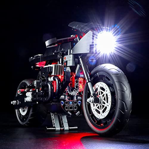 Image of BRIKSMAX Led Lighting Kit for LEGO-42155 THE BATMAN – BATCYCLE - Compatible with Lego Technic Building Blocks Model- Not Include Lego Set