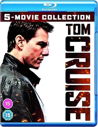 Image of Tom Cruise 5-Movie Collection Blu-ray [Top Gun, War of the Worlds, Mission: Impossible, Days of Thunder, Jack Reacher]