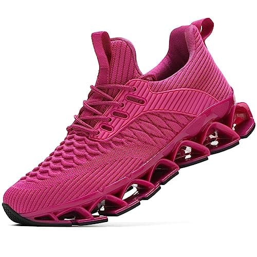 Image of Wrezatro Women's Slip on Walking Running Shoes Blade Tennis Casual Fashion Sneakers Comfort Non Slip Work Sport Athletic Trainer