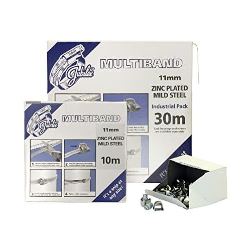 Image of Genuine 1x Jubilee Multiband Mild Steel Banding 11 mm X 30M Workshop Accessor...