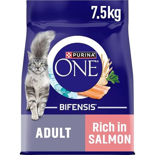 Image of PURINA ONE Bifensis Adult Dry Cat Food Salmon 7.5kg Pack