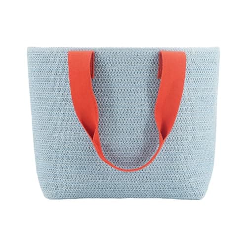 Image of Remember Basket bag pale blue