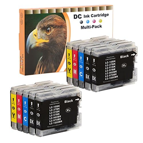 Image of D&C 10x Ink Cartridges Compatible for Brother LC-970 LC-1000 XL for Brother DCP-135C 150C 153C 157C 130C 330C 350C 357C 540CN 560CN 680CN 750CW 770CW MFC-235C 260C 130C 330C 330CN 350C 350CJ 353C 357C