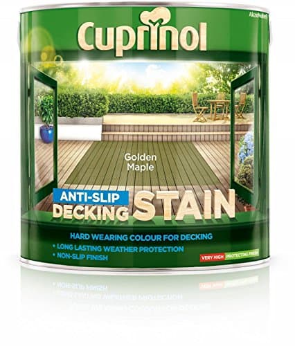 Image of Anti Slip Decking Stain Golden Maple 2.5 Litre