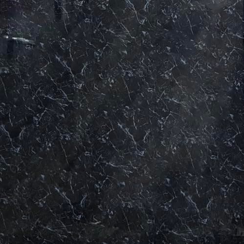 Image of Built Right PVC Shower Wall Panels 1m x 2.4m Waterproof Bathroom Wall Panels 10mm Thick Decorative PVC Wall Cladding Splash Panels for Shower, Bathroom & Wet Rooms (Black Marble SP20)
