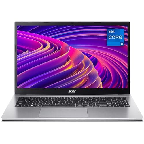 Image of acer Aspire 3 A315-59 Laptop - Intel Core i7-1255U, 8GB, 512GB SSD, Integrated Graphics, 15.6" Full HD, Windows 11, Silver