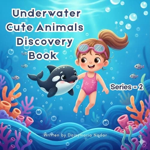 Image of Underwater Cute Animals Discovery Book Series - 2: Underwater Cuties To Discover On A Ocean Adventure | Perfect For Kids Of Ages 2-7 (Marine Cute Animal Discovery Book For Kids)
