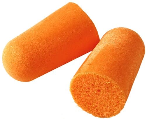 Image of 3M 1100 Earplugs from We Want Your Ears, Soft Foam Ear Plugs, 35dB SNR Earplugs Ideal for Sleeping, Travel, Studying, Work, Loud Noise (Orange, Pack of 50 Pairs)