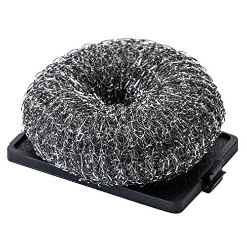 Image of Char-Broil Hot-clean Replacement Head for Premium Barbecue Brush Steel Wool Black