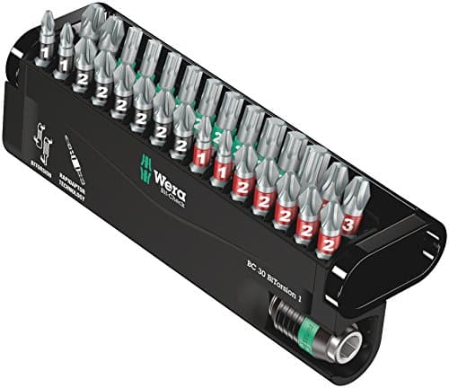 Image of Wera Bit-Check 30 BiTorsion 1 All round Long Life bit set for drill/drivers, Metal jointing, PZ,PH,TX 30 piece 05057430001