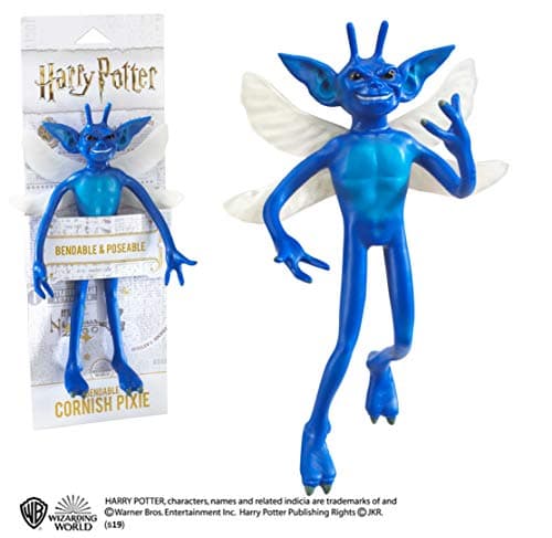 Image of The Noble Collection Bendable Cornish Pixie Figure Officially Licensed 7in (18 cm) Harry Potter Bendable Toy Posable Collectable Chamber of Secrets Doll Figure - For Kids & Adults