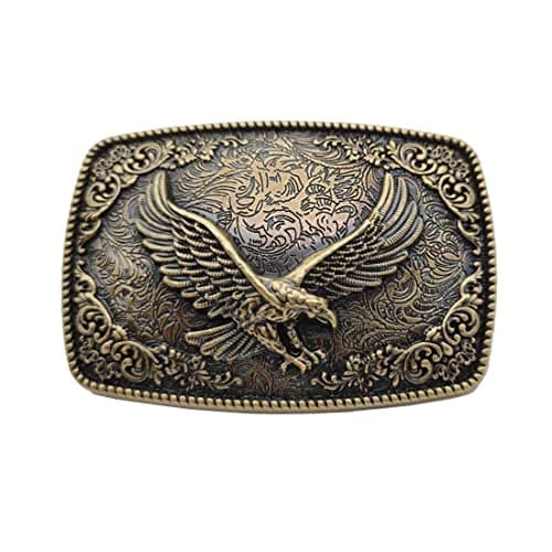 Image of Xwest Flying Eagle Western Belt Buckle