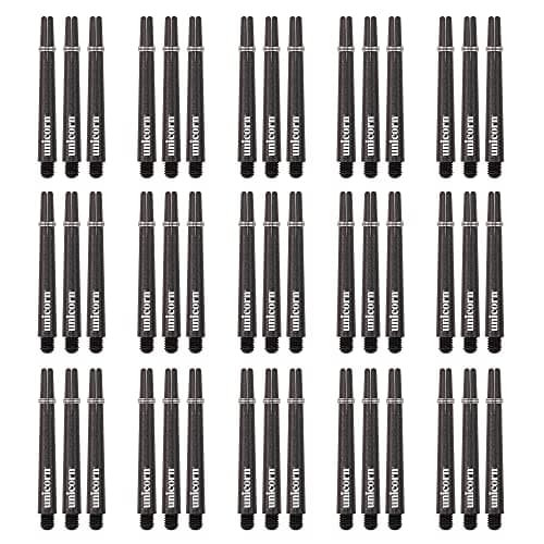 Image of Unicorn Dart Shafts | Gripper 3 Mega Pack| Durable Nylon | Black | 45 Stems | Medium 44.2 mm