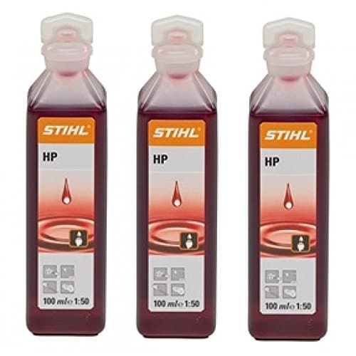 Image of Stihl HP 100ml One Shot 2 Stroke Oil Part No.0781 319 8401 Pack of 3