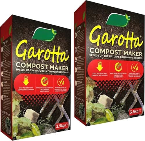 Image of Topline Garotta Garden Compost Maker Bundle - Pack of 2 x 3.5kg Organic Compost Accelerator for Plants Card. Multipurpose Compost for Vegetables Growing, Outdoor Plants.