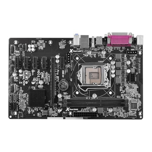 Image of pc motherboard Fit For ASRock H81 Pro BTC Motherboard Intel H81 LGA 1150 DDR3 16GB 5 PCIe 2.0 X1 ATX Support I7-4770 I5-4670 I3-4170 I3-4330 Cpu