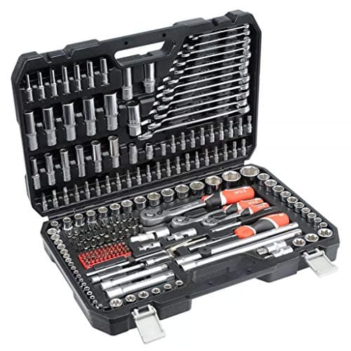 Image of Yato YT-38841 216-Piece Socket Spanner Set – 1/4 Inch, 3/8 Inch and 1/2 Inch