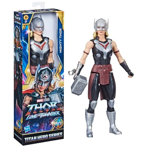 Image of Marvel Thor Love and Thunder - Titan Hero Series Mighty Thor 30cm Articulated Action Figure