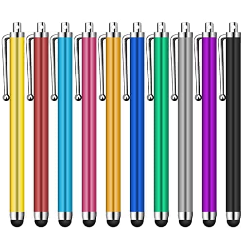 Image of Jsdoin Stylus Pen [10 Pack] Universal Capacitive Touch Screen Pens for Tablets, iPad Mini, iPad Pro Air, Smartphones, Multiple Colors
