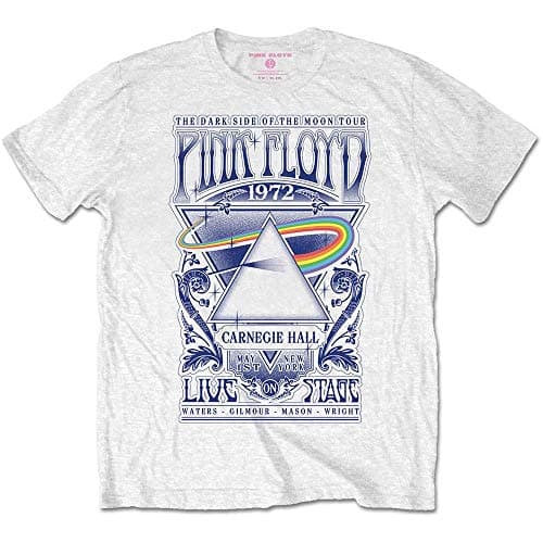 Image of PINK FLOYD 'Carnegie Hall' (White) T-Shirt (Small)