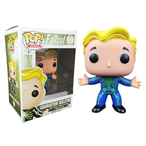 Image of Funko Pop Games Fallout Adamantium Skeleton Chase Vault Boy Vinyl Figure by OPP