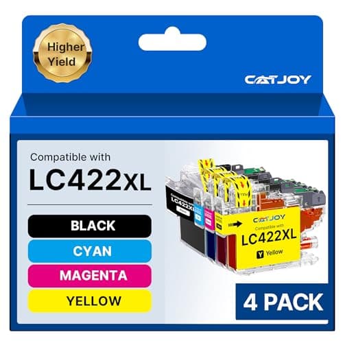 Image of CATJOY LC422XL Ink Replacement for Brother LC422XL LC422 LC-422XLVAL Ink Cartridges Compatible for Brother MFC-J5340DW MFC-J5345DW MFC-J5740DW MFC-J6540DW (4Pack)