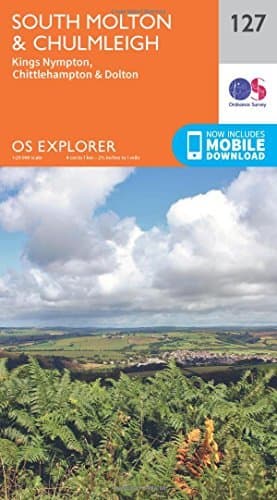 Image of OS Explorer Map (127) South Molton and Chulmleigh by Ordnance Survey (2015-09-16)