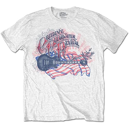 Image of Creedence Clearwater Revival CCRTS04MW05 T-Shirt, White, XX-Large