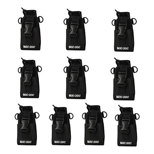 Image of Dreamworth 10-Pack 3in1 Multi-function Universal Pouch Bag Holster Case for GPS Pmr446 Motorola Kenwood Midland Icom Yaesu Two Way Radio Transceiver Walkie Talkie Msc-20C