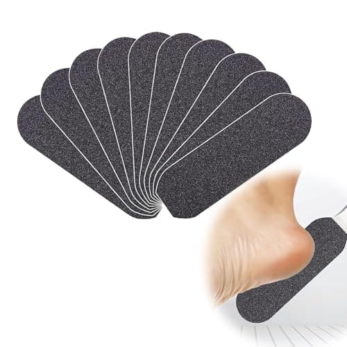 Image of Pedicure File Refill Pads – 50PCS 180 Grit Self-Adhesive Foot File Replacement Pads, Hard Skin Remover, Callus Remover for Feet, Foot Scrubber for Dead Skin