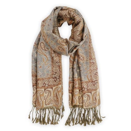 Image of vimate Pashmina Shawls for Evening Dresses-Winter Warm Silky Pashmina Wrap Scarf for Women Wedding Travel Scarf(UK-Style 5-Beige Camel)