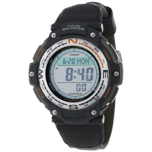 Image of Casio Men's SGW100B-3V Digital Compass Twin Sensor Sport Watch