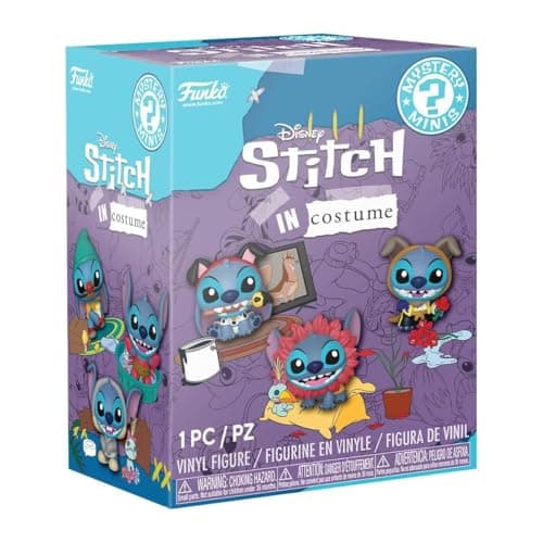 Image of Funko Mystery Mini - Disney - Stitch In Costume - 1 Of 12 to Collect - Styles Vary - Disney: Lilo & Stitch - Collectable Vinyl Figure - Gift Idea - Official Merchandise - Toys for Kids & Adults