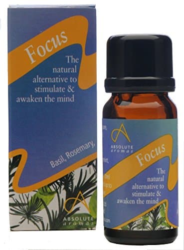 Image of Absolute Aromas Focus Essential Oil Blend 10ml - Pure Natural, Undiluted - for Aromatherapy and Diffusers