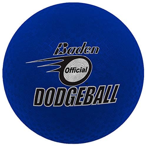 Image of Baden Dodgeball – Soft Rubber 2-Ply Construction, Durable Indoor and Outdoor Ball – Excellent Grip, Multi-Purpose Sports Ball – Available in Sizes 7 and 8.5