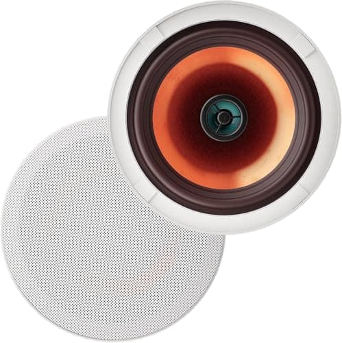 Image of Herdio 150 Watts 6.5 Inches Ceiling Bluetooth Speakers For Office,Kitchen,Living Room,Bathroom,7.6 Inch Cutout Diameter(1 Pair)