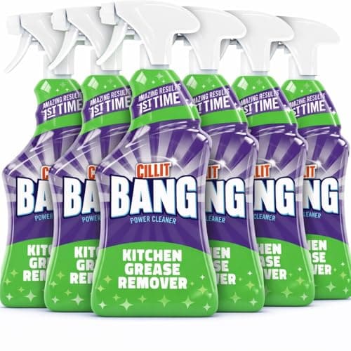 Image of Cillit Bang Kitchen Grease Remover | Removes up to 100% of burnt-on grease | 6x 750ml