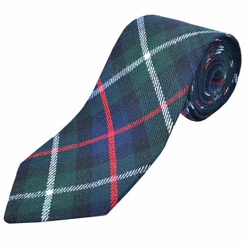 Image of Scottish Tartan Necktie for Men - Various Clan & Check Highland Tartans Designs 100% Acrylic Wool - Perfect for Kilts - Ideal for Kilts & Cultural Events (Mackenzie)