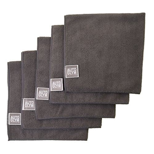Image of Autoglym Hi-Tech Microfibre Polishing Cloth Grey (5)
