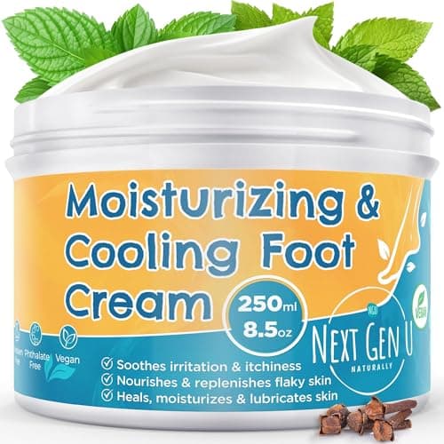 Image of NextGenU - Antifungal Athletes Foot Cream - 250 ml - Natural Cooling Relief for Itchy Feet