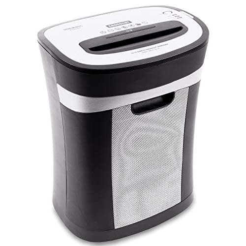 Image of Duronic 15 Sheet XXL Cross Cut Paper Shredder PS581 Extra Large Electric Paper Shredders for Home Office Heavy Duty Shredder with 31L Pull Out Bin Shred CD Card Mail Staple & Clips