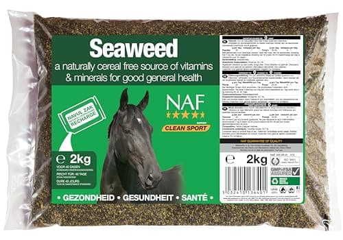 Image of NAF Seaweed for Horses 2kg Refill – Natural Source of Vitamins & Minerals – Supports Coat Condition, Hoof Health, Digestion & Overall Vitality – Pure Dried Seaweed Supplement