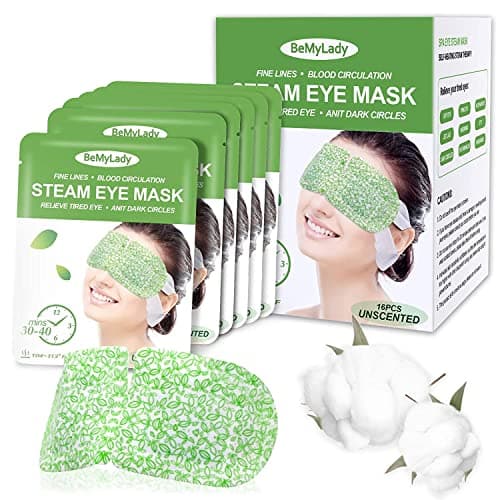 Image of 16PCS Self Heating Eye Mask for Dark Circles and Puffiness Soothing Headache Relief, Heated Eye Mask Steam Eye Masks for Sleeping,Puffy Eyes,Travel Essentials,Bedroom Accessories