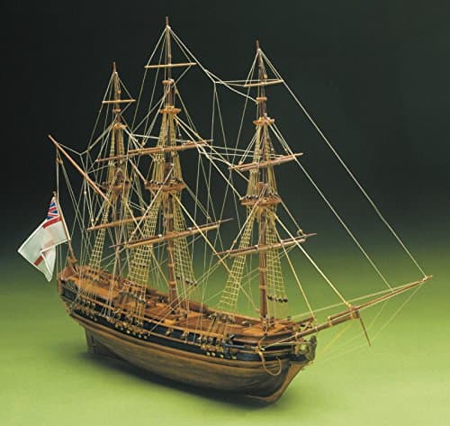 Image of Mantua President English Frigate 1750 Period 1:60 Scale Wooden Model Ship Kit
