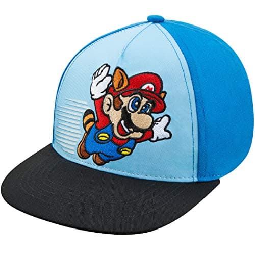 Image of Nintendo Boys Super Mario Baseball Cap - Age 4-7 Black and Blue, Blue, 4T