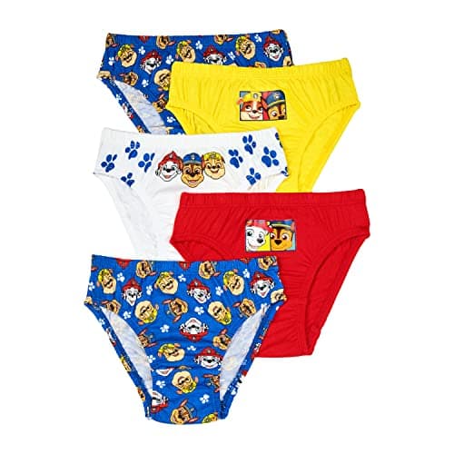 Image of Paw Patrol Boys Briefs, Multipack Underwear for Boys, Ages 3 to 8 Years Old (as8, age, 2_years, 3_years, 2-3 Years) Multicoloured
