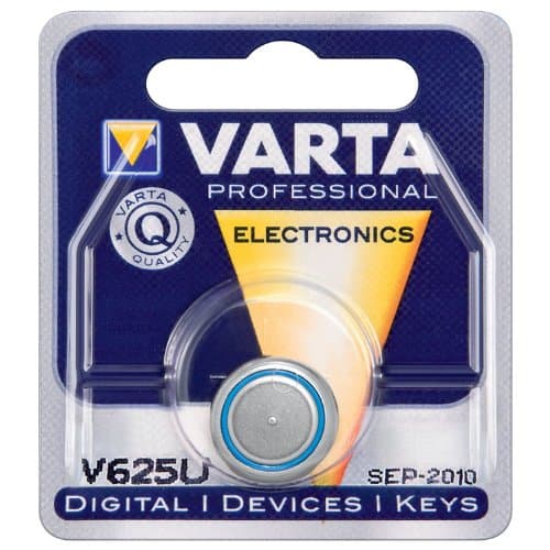 Image of Varta Primary Alkaline Button V 625 U Alkaline 1.5 V Non-rechargeable Battery – non-rechargeable batteries (Alkaline, 1.5 V, 200 mAh, 15.5 mm, 15.5 mm, 6.2 MM)