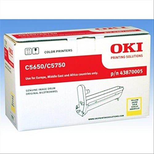 Image of Oki Original 43870005 / C5650 for C 5750 DN Premium Drum Yellow 20000 Pages