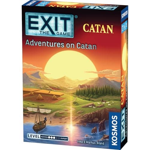 Image of Thames & Kosmos | Exit: The Game - Adventures on Catan | Interactive Escape Room | Cooperative | 1-4 Players, Ages 10+